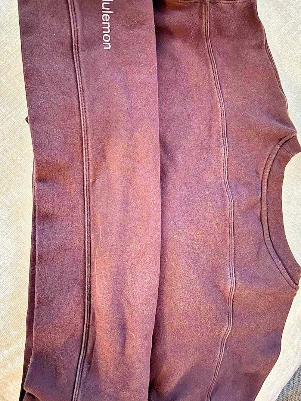lululemon All Yours Crew Brown Sweatshirt